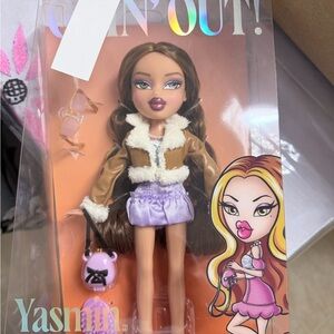 Yasmin Doll with Brown Jacket and Purple Skirt